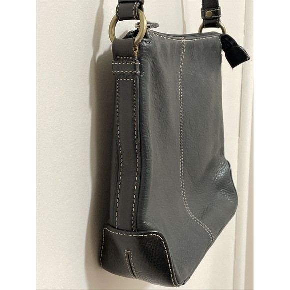 Fossil 75082 Genuine Leather Purse Pebbled Leather Shoulder Bag - Picture 2 of 16